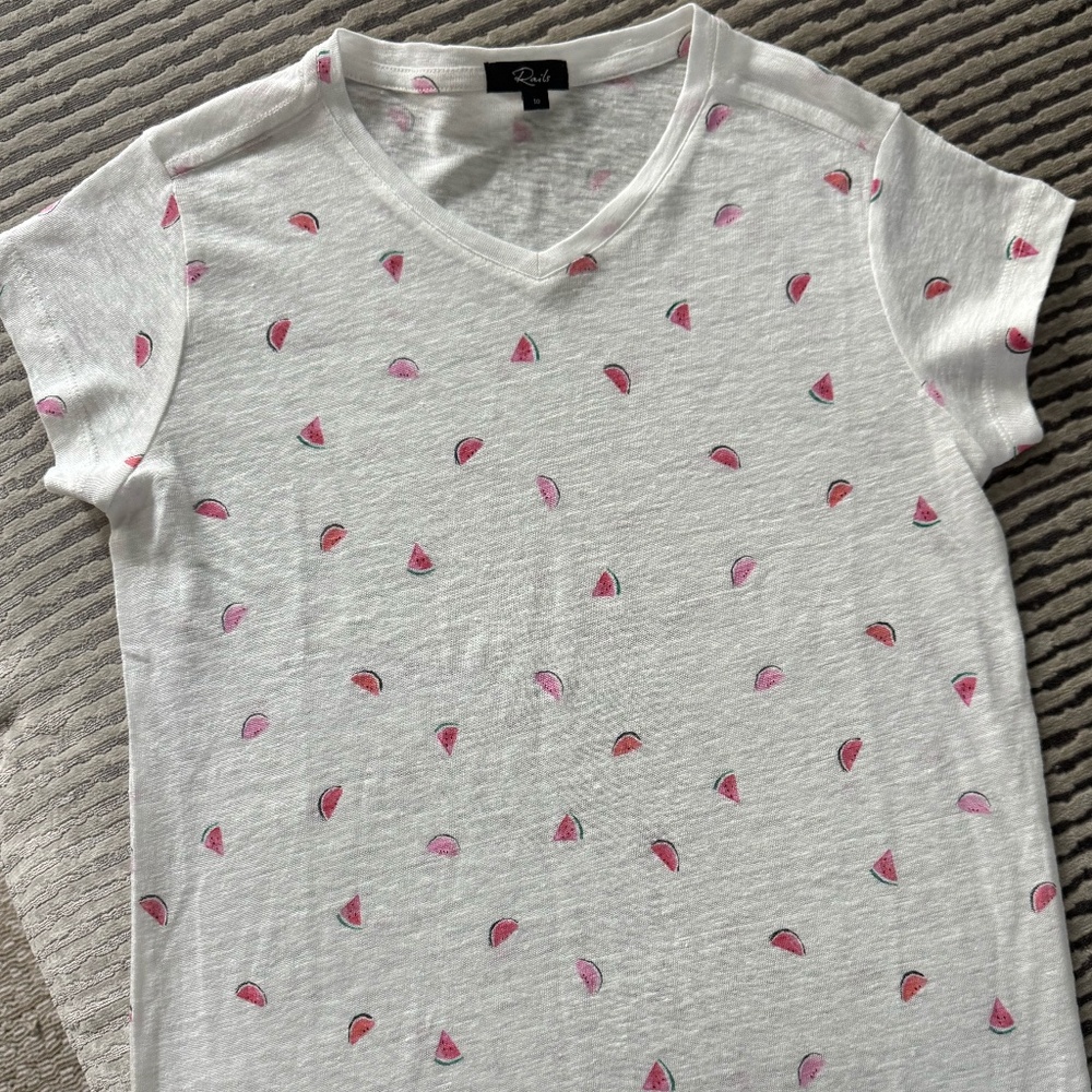 Rails GIRL’S  Watermelon 🍉 T-Shirt (Size 10)-NWOT